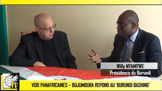 # EODE-TV & AFRIQUE MEDIA/ VOIX PANAFRICAINES : LUC MICHEL INTERVIEWE WILLY NYAMITWE (PRESIDENCE BURUNDI)